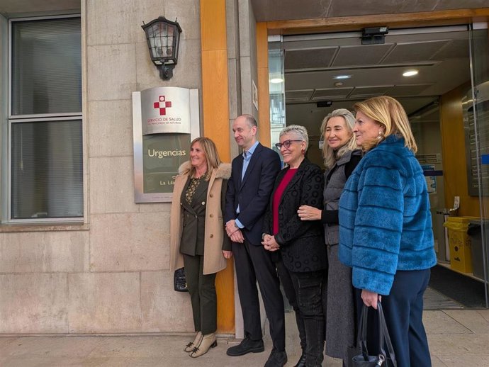 Concepción Saavedra, en el centro