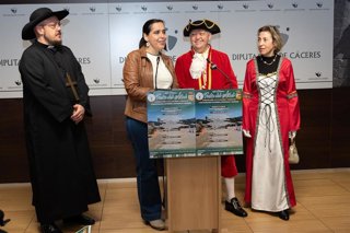 Presentación de la 222 Fiesta del Árbol de Villanueva de la Sierra, que se celebra del 26 de febrero al 1 de marzo