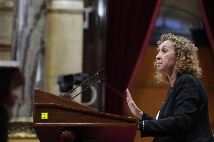 Archivo - La portavoz de ERC en el Parlament, Ester Capella
