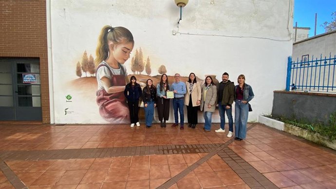 Inauguración del nuevo mural en Bailén