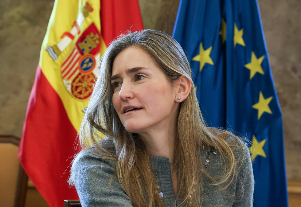 La vicepresidenta del Gobierno y ministra para la Transición Ecológica y el Reto Demográfico, Sara Aagesen y el secretario de Estado de Energía, Joan Groizard, se reúnen con la mesa social de pobreza energética, a 17 de febrero de 2026, en Madrid