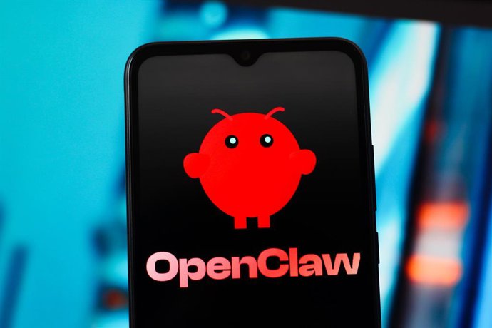 January 31, 2026, Canada: In this photo illustration, the OpenClaw AI (Open Claw) logo is seen displayed on a smartphone screen.