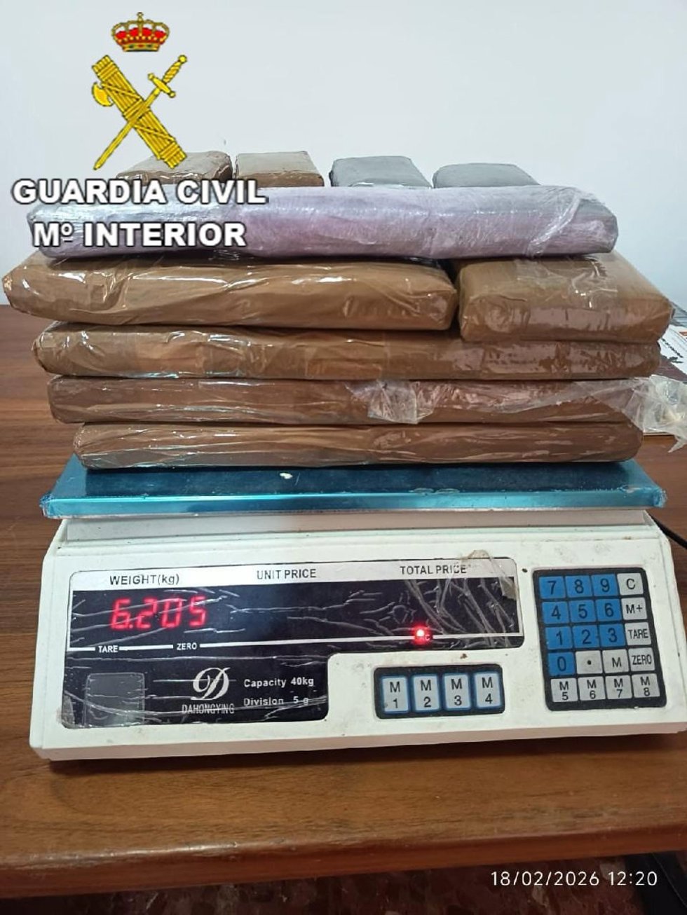 Hachís hallado oculto en un vehículo que circulaba por Jerez