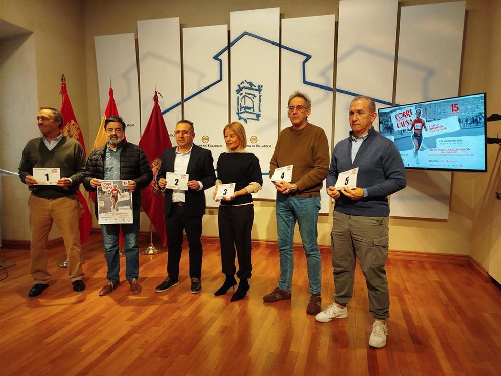 Presentación de XV edición de la carrera solidaria 'Corre por una causa'.