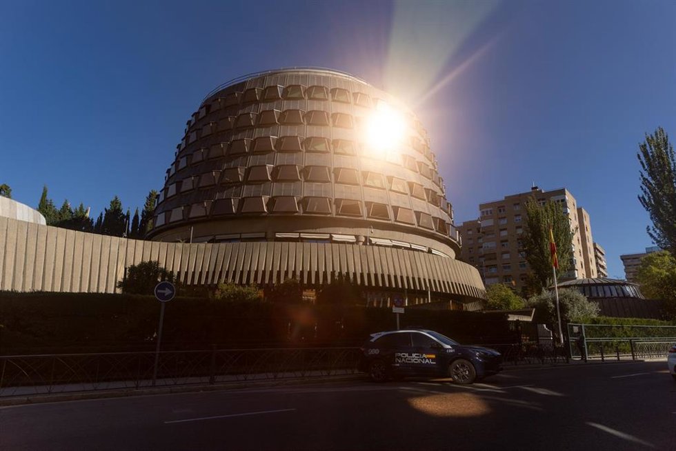 Archivo - Fachada de la sede del Tribunal Constitucional.