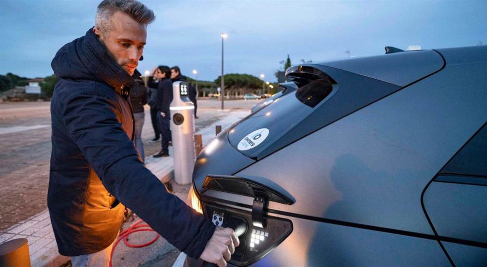 Recarga de coche eléctrico