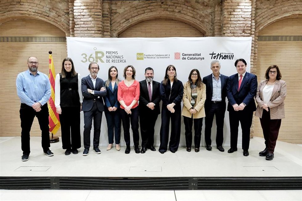 Momento de la entrega de los premios.