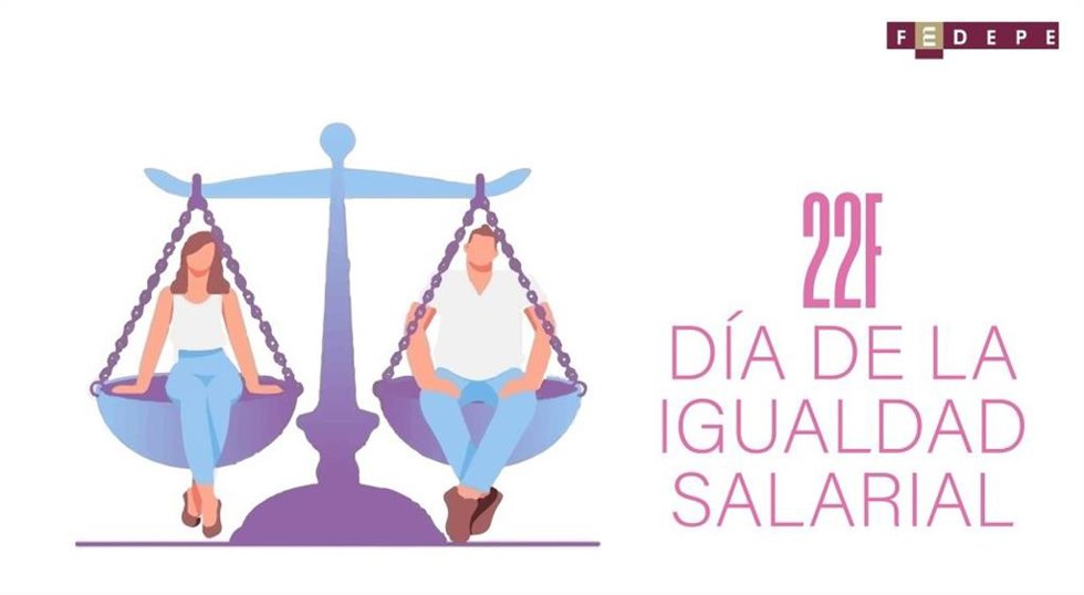 FEDEPE ante el Día Internacional de la Igualdad Salarial, que se celebra cada 22 de febrero