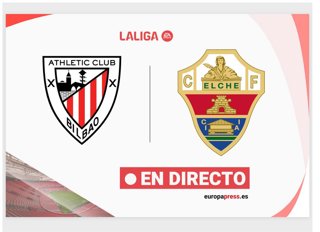 Onces Iniciales probables: Athletic - Elche: resumen y estadísticas del partido de la jornada 25 de LaLiga EA Sports