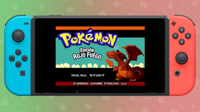Imagem promocional do lançamento de Pokémon Edição Vermelho Fogo e Pokémon Edição Verde Folha para Nintendo Switch.