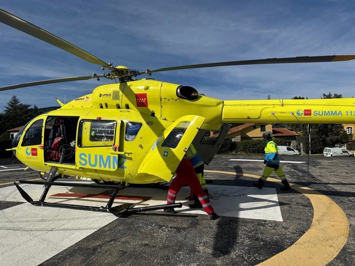 Helicóptero del SUMMA 112