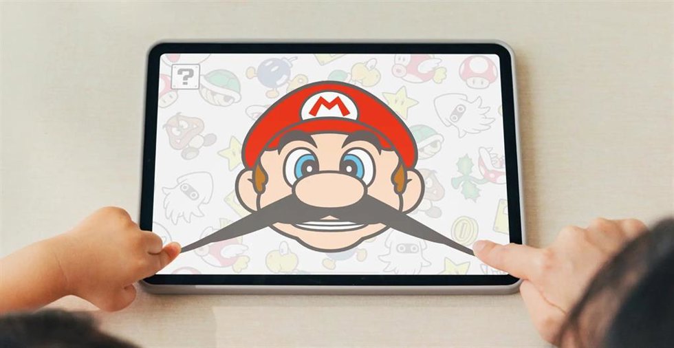 Aplicación ¡Hola, Mario! de Nintendo.