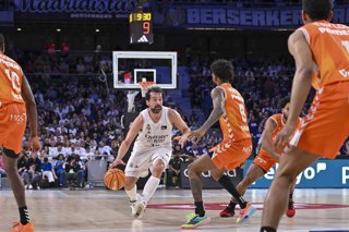 Archivo - Partido entre Real Madrid y Valencia Basket en la Liga Endesa 2025/26