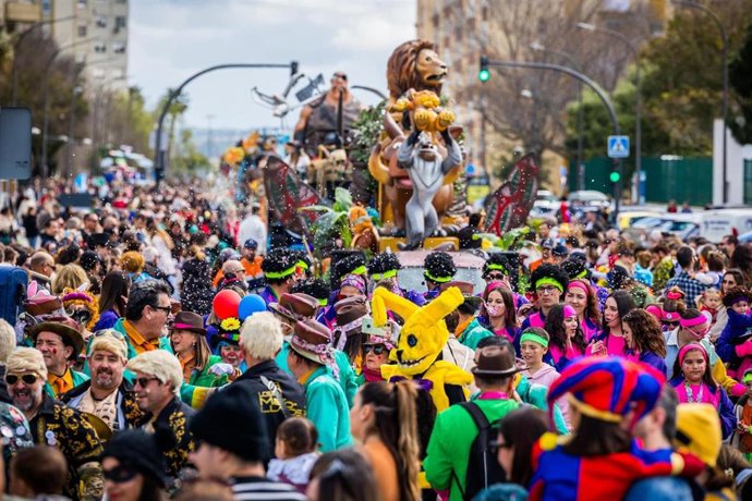Cabalgata de Carnaval de San Fernando en febrero de 2025.