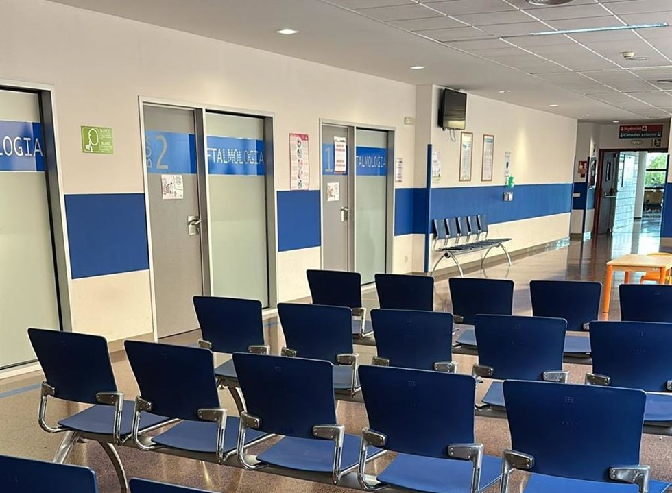 Hospital vacío por la huelga de médicos