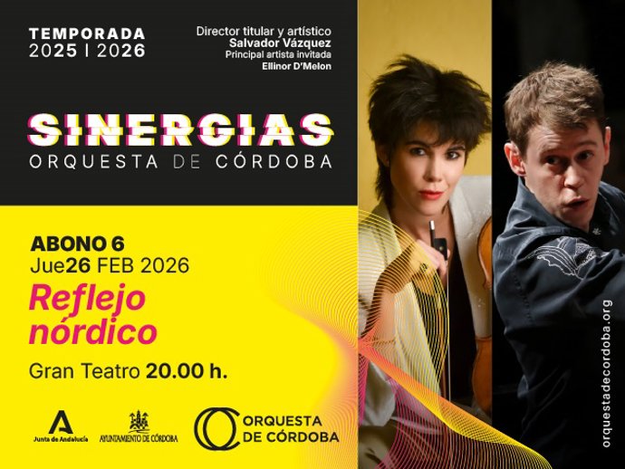 Cartel del concierto 'Reflejo nórdico'.