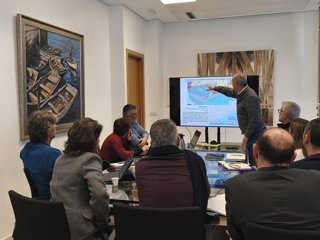 Reunión de trabajo entre el Ayuntamiento de Isla Cristina y la Universidad de Huelva.