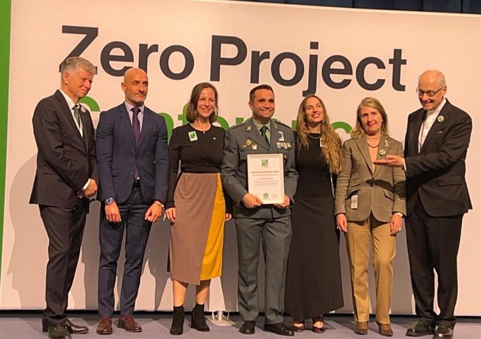 Guardia Civil y Fundación ONCE, galardonadas en la Conferencia Internacional Zero Project por su guía comunicativa de pictogramas