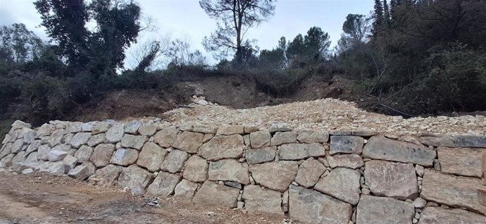 Carretera de Jabalcuz tras su reapertura