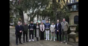 Chivite recibe a los deportistas navarros participantes en los Juegos Olímpicos de Invierno de 2026