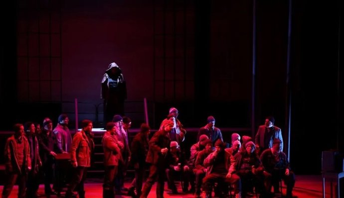 Representación de la ópera 'El Holandés Herrante', en el Teatre Principal.