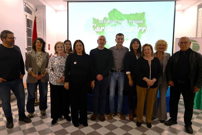 Maíllo en los premios García Caparrós.
