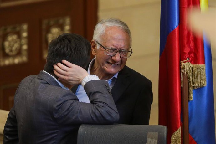 Archivo - February 17, 2025: Bogota 14 de febrero 2025..Concluyo el debate de la reforma de la salud en sesiones extras en la Camara de Representantes. La discusion seguira la siguiente semana..El ministro de Salud Guillermo Alfonso Jaramillo hizo presenc