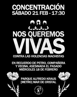 Hortaleza se concentra este sábado para condenar el último asesinato machista en Madrid