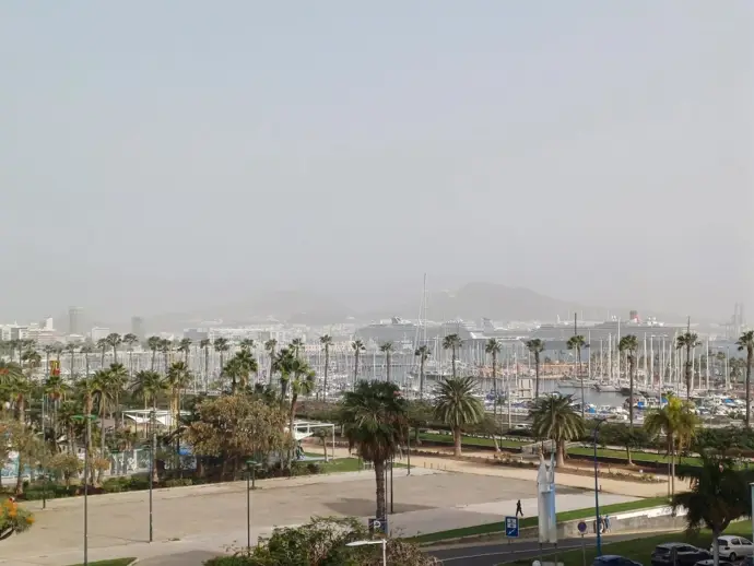 Calima en Las Palmas de Gran Canaria