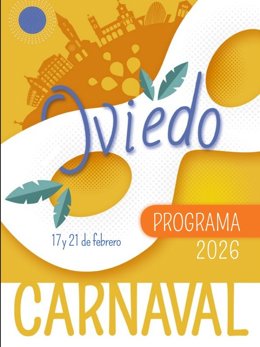 Cartel de Carnaval en Oviedo.