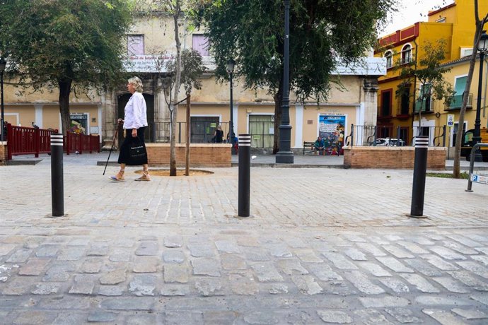 Archivo - Exterior de la Plaza del Pumarejo, en Sevilla.