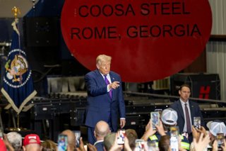 Donald Trump visita el estado de Georgia, a 19 de enero de 2026 