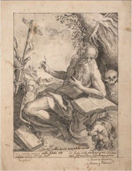 Imagen del dibujo adquirido por el Museo de Navarra.