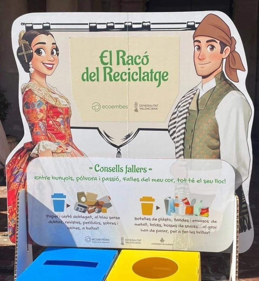 La Generalitat promueve la campaña El Racó del Reciclatge