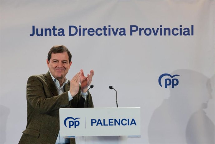 El presidente del PP de Castilla y León y candidato a la reelección a la Presidencia de la Junta, Alfonso Fernández Mañueco