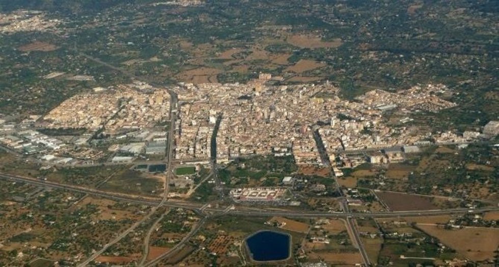 Archivo - Vista aérea de Inca.