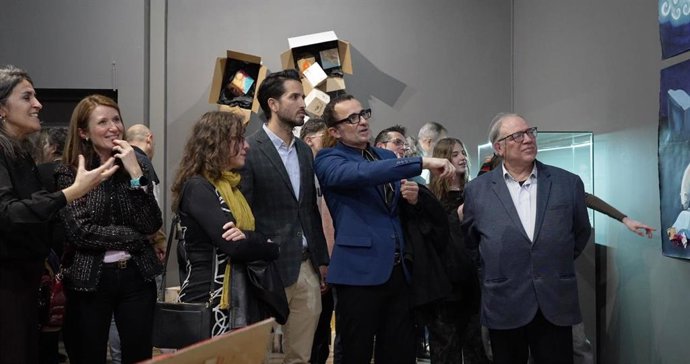 El Museo Arqueológico de Murcia inauguró ayer la exposición colectiva 'Museo Arteológico II: Naturaleza dominada', un proyecto desarrollado por el alumnado de Bachillerato de Artes Plásticas del IES Floridablanca