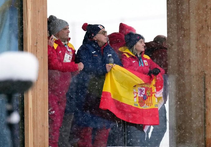 Milagros Tolón, en los Juegos Olímpicos de Invierno de Milán-Cortina d'Ampezzo 2026.