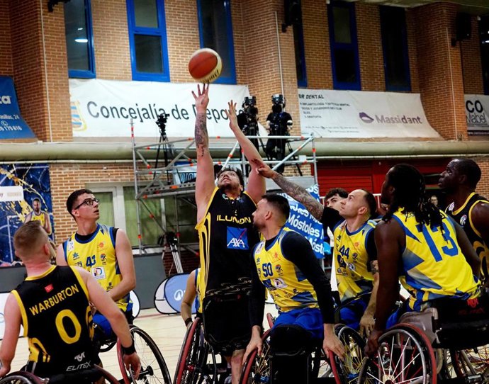 Imagen del partido entre el CD Ilunion y el Econy Gran Canaria de semifinales de la Copa del Rey de baloncesto en silla 2026