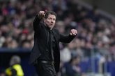 Foto: Simeone: "Buscamos no bajar el paso en Liga"