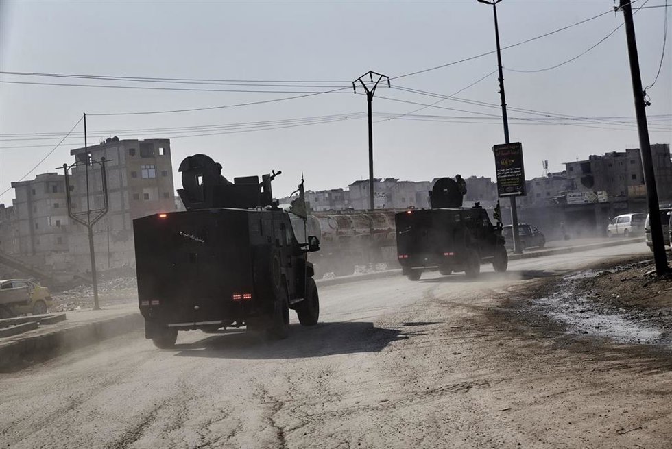 Archivo - Tropas de asalto de las Fuerzas Democráticas Sirias (FDS) en la ciudad de Raqqa 