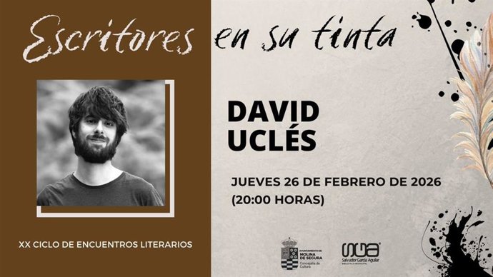 David Uclés es el encargado este año de abrir el ciclo Escritores en su tinta en su XX edición