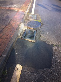 Baches reparados en La Monxina.