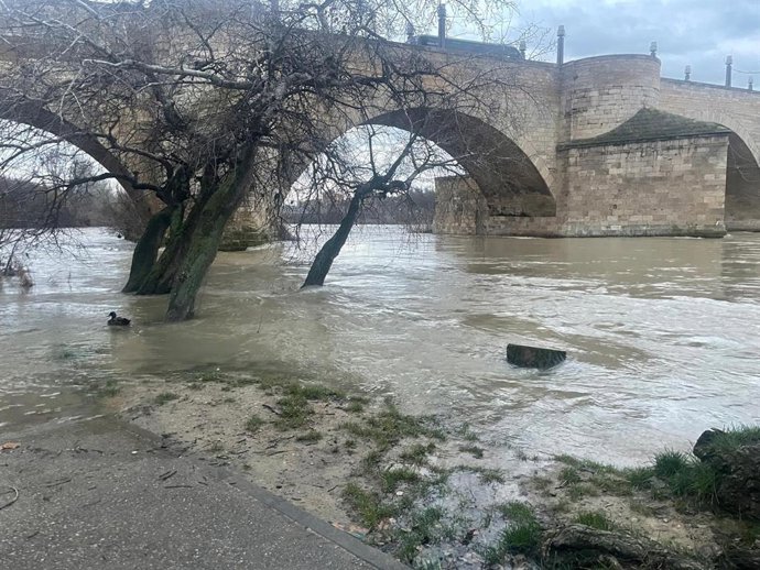 Crecida del río Ebro 
