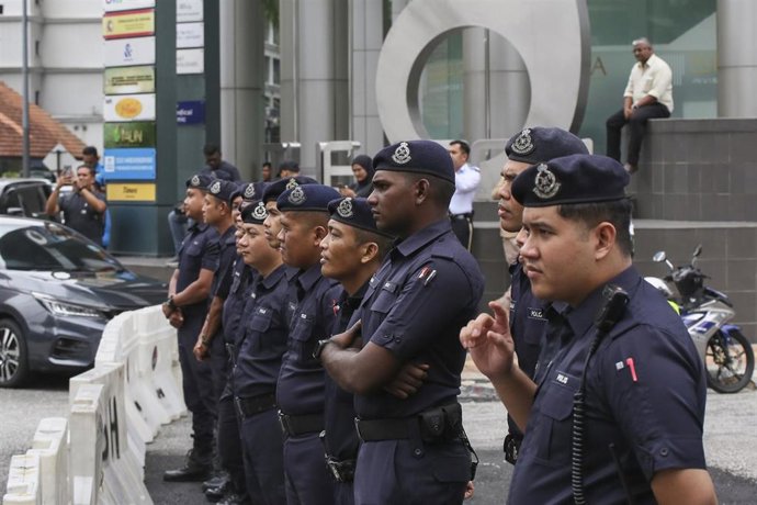 Archivo - Imagen de archivo de la Policía de Malasia 