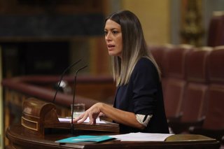 Archivo - La portavoz de Junts en el Congreso, Míriam Nogueras, interviene en la segunda jornada de la 26 edición del Debate sobre el Estado de la Nación, en el Congreso de los Diputados, a 13 de julio de 2022, en Madrid (España).