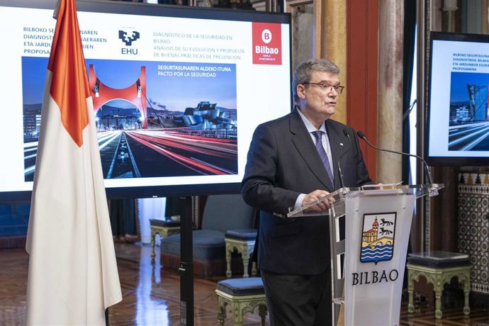 El alcalde de Bilbao, Juan Mari Aburto