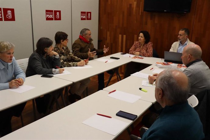 Reunión del PSOE municipal de Córdoba con la Asociación de Pacientes Cardíacos de Córdoba.