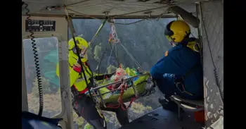 Evacuan en helicóptero a un senderista herido en la Sierra de Carrascoy