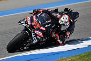 Marco Bezzecchi en el test de Buriram